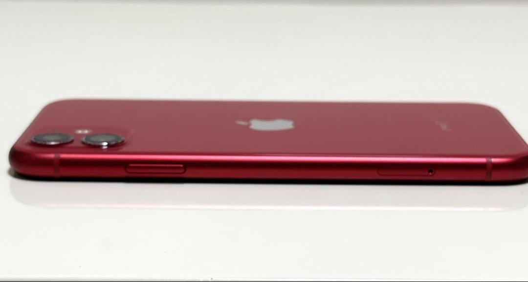 ❤️ Apple iPhone 11 64GB レッド本体+充電ケーブル❤️
