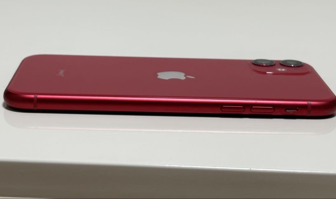 ❤️ Apple iPhone 11 64GB レッド本体+充電ケーブル❤️