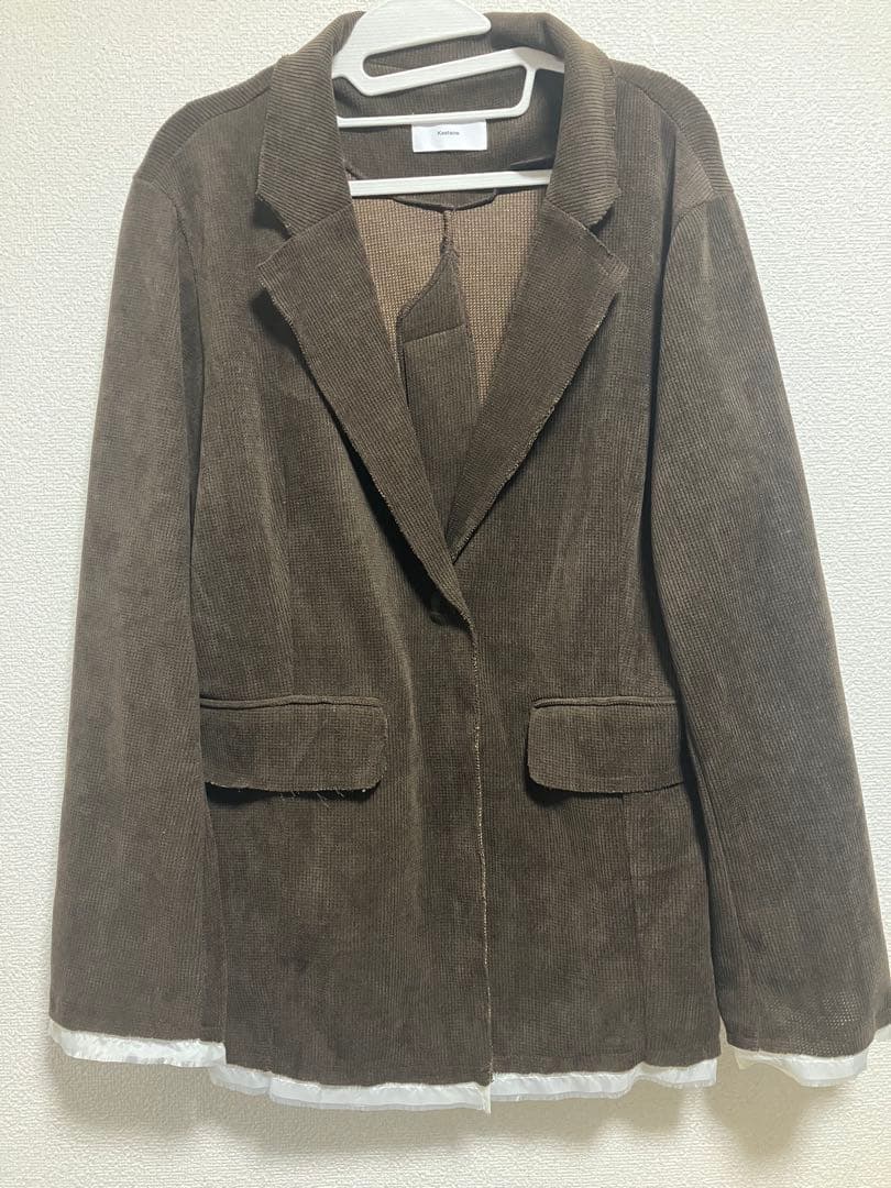 カスタネ コーデュロイオーバージャケット