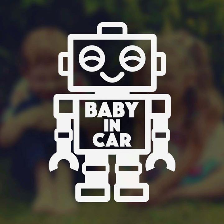 メルカリ カッティングステッカー ベイビーインカー 可愛いロボットのおもちゃデザイン 車外アクセサリー 700 中古や未使用のフリマ メルカリ カッティングステッカー ベイビーインカー 可愛いロボットのおもちゃデザイン 車外アクセサリー 700 中古や未使用のフリマ
