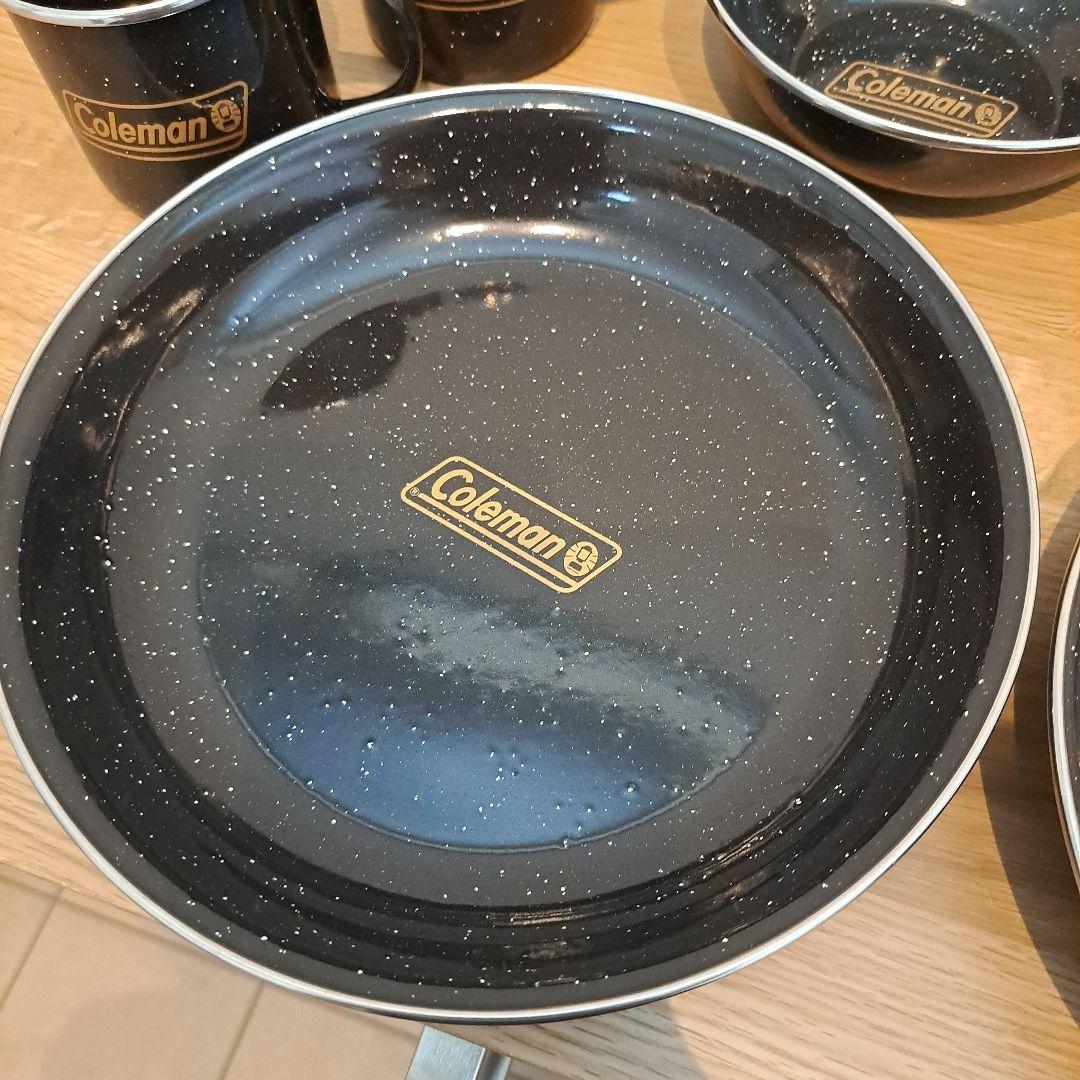 Coleman エナメルプレート ボウル マグ 6点セット コールマン