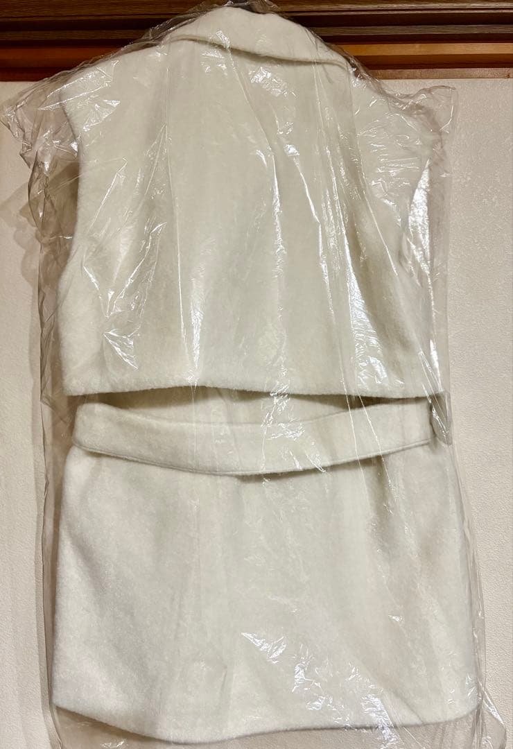 elu.エルBack yoke double gilet MARIE (boa) elu.エルBack yoke double gilet MARIE (boa)