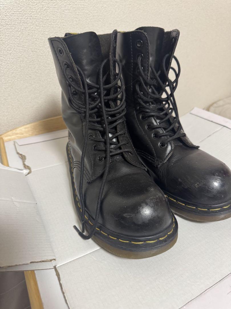 Dr. Martensブーツ 10ホール 27cm UK9 スチールトゥ