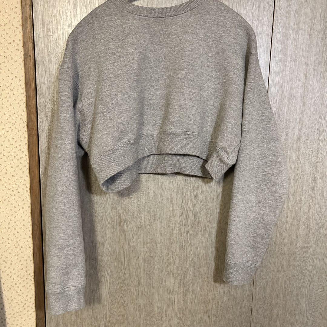 【yo BIOTOP】Cropped sweat shirt（グレー） yo BIOTOP】Cropped sweat shirt（グレー）