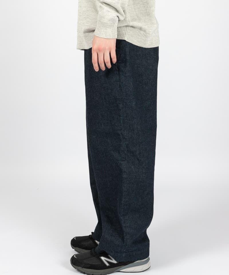 パンツ UNIVERSAL PRODUCTS  NO TUCK WIDE DENIM