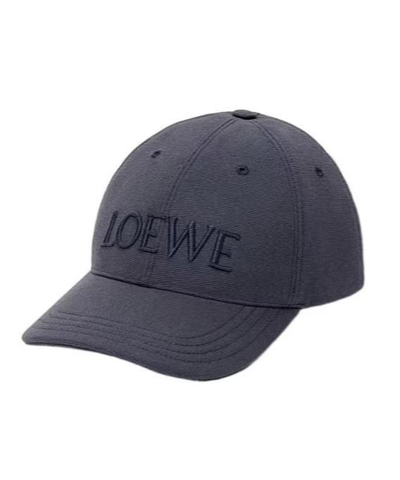 LOEWE ダークグレー ベースボールキャップ