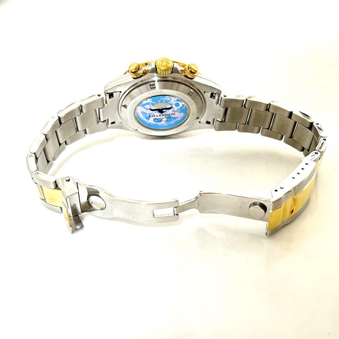 美品 J.HARRISONジョンハリソン スケルトン メンズ 自動巻き 腕時計