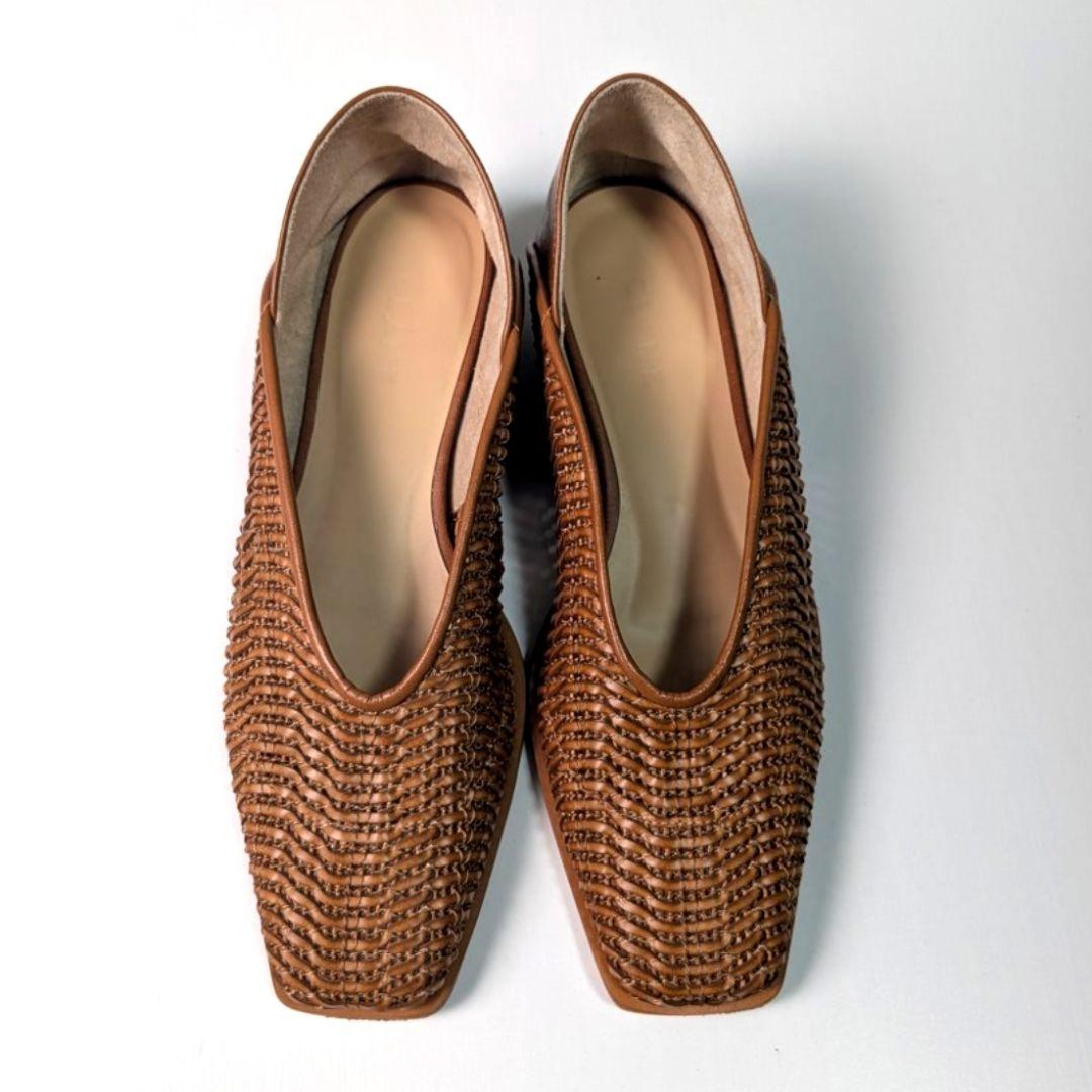 AUMOWAです！美品 CLANE 2WAY メッシュ フラット シューズ