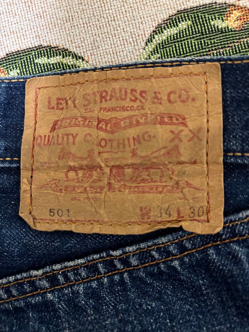 極上スペシャルビンテージ リーバイスLEVI'S 501ビッグE濃紺W34L29