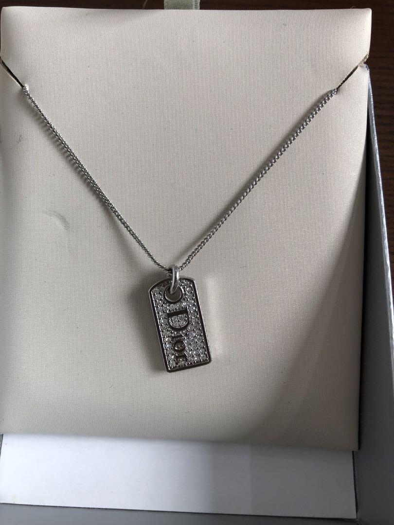 ⭐️美品⭐️Dior ロゴネックレス シルバー
