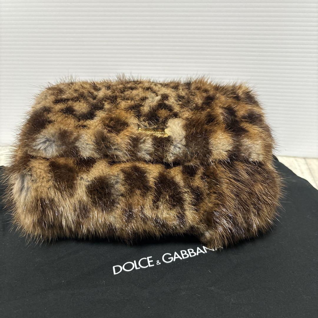 DOLCE&GABBANA ドルチェ&ガッバーナ ファー ショルダーバッグ