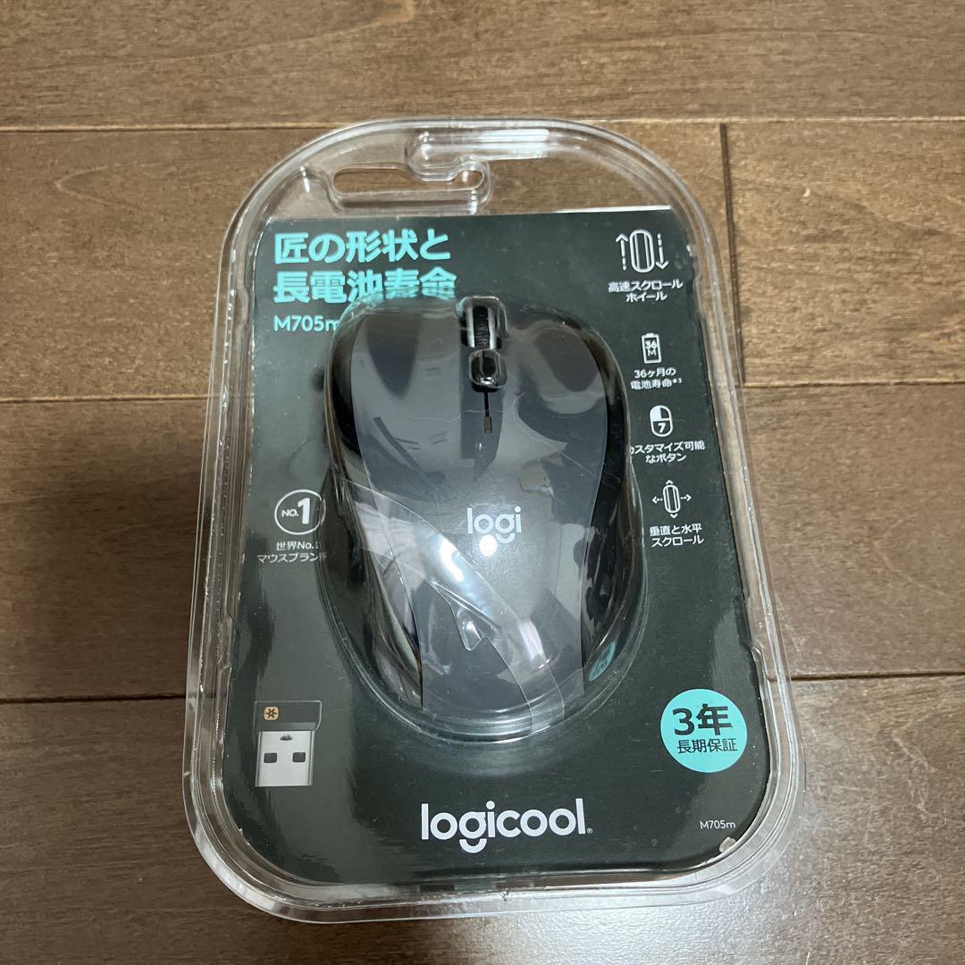 LOGICOOL（ロジクール） マラソンマウス　Ｍ７０５m チャコール