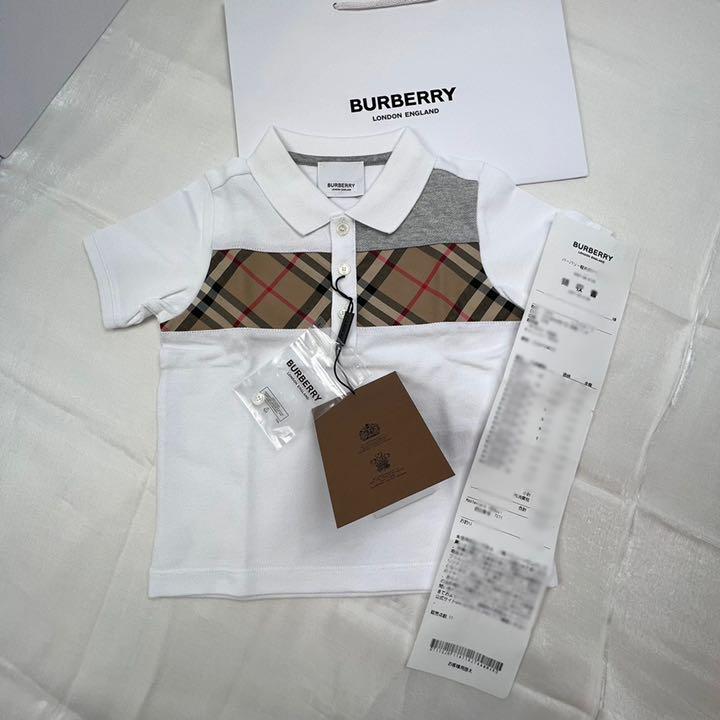 在庫一掃売り切りセール BURBERRY キッズポロシャツ サイズ92 2歳 新品 お取寄 ポロシャツ Burberry 新品未使用 ポロシャツ