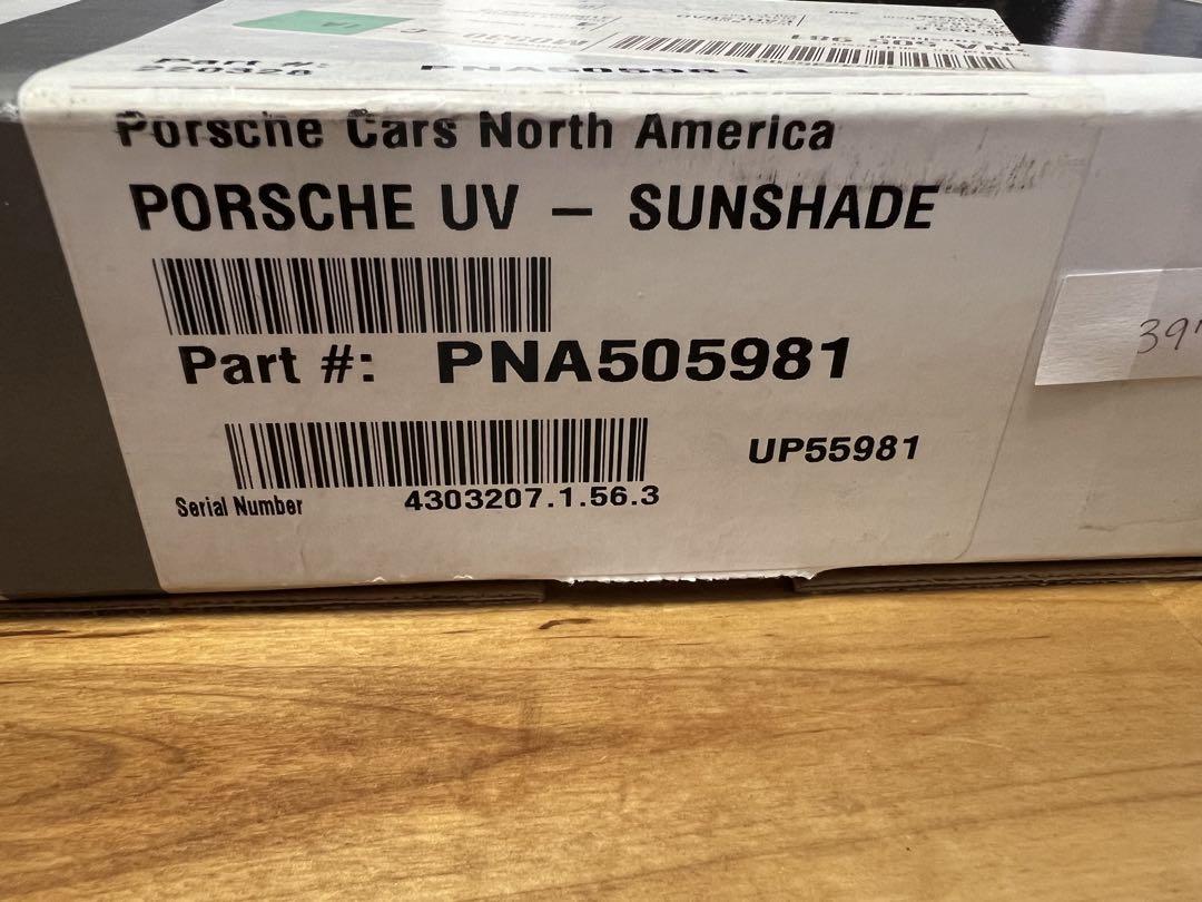 PORSCHE 純正品 ポルシェ ケイマン/ボクスター 981型用 サンシェード