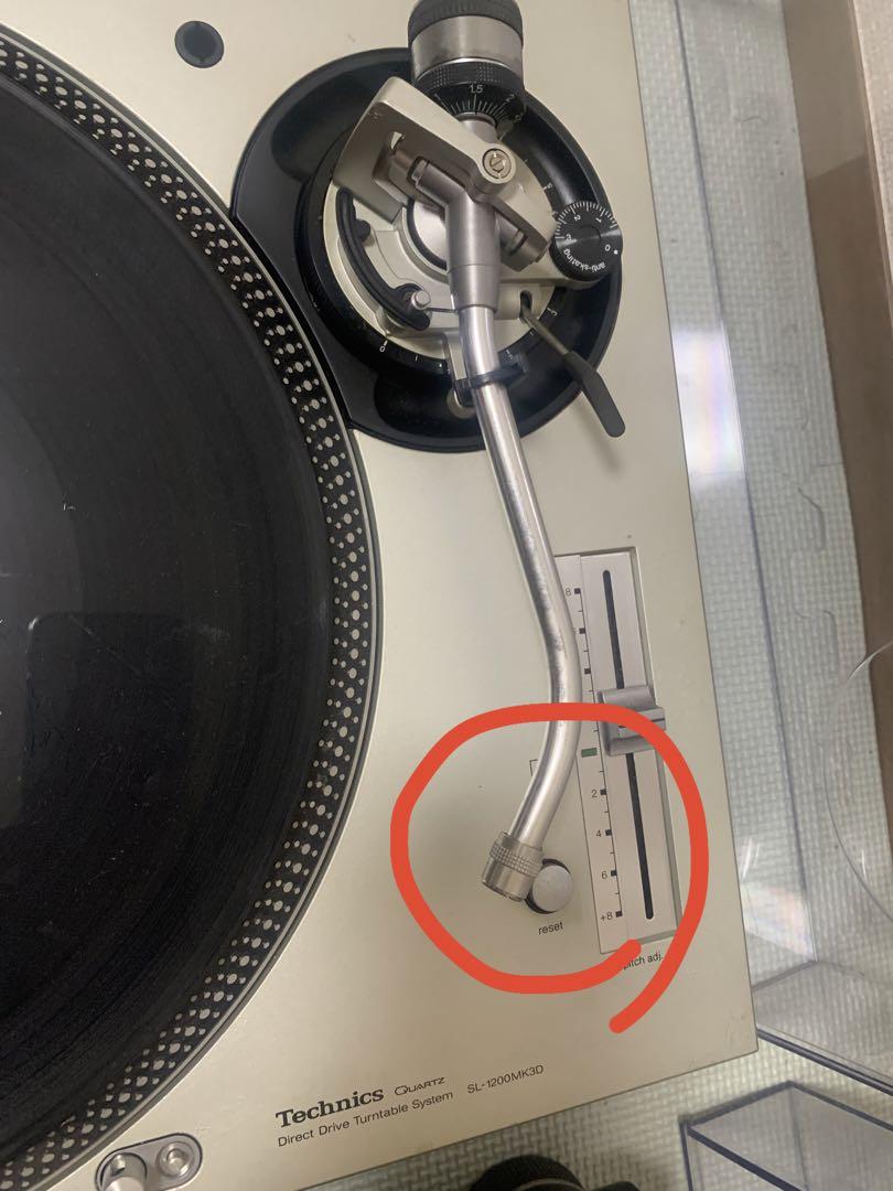 ジャンクTechnics ターンテーブル SL-1200MK3D セット