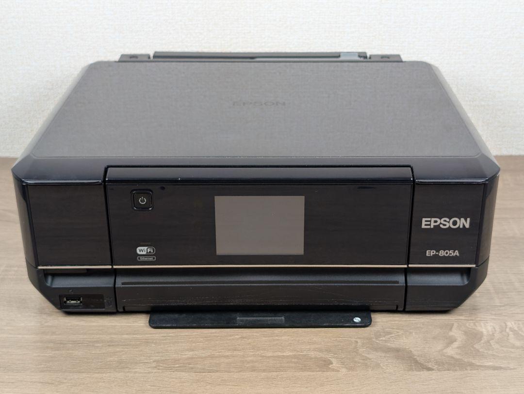 【ジャンク品】EPSON EP-805A ブラック インクジェットプリンタープリンター・複合機