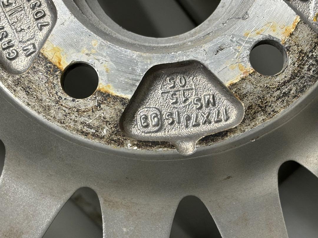 バリ山美品‼️ブリザック215/50/R17 スタットレスタイヤホイール4本セット