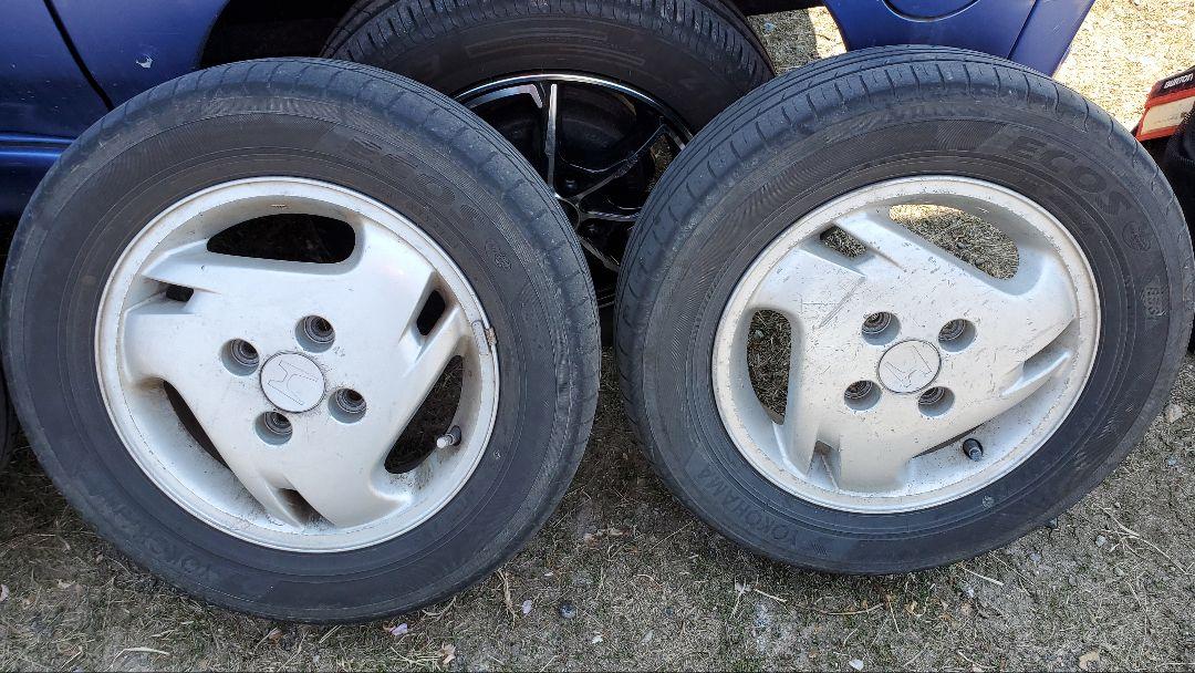 ホンダバモス 夏タイヤ ホイール付 155/70R/13 その1