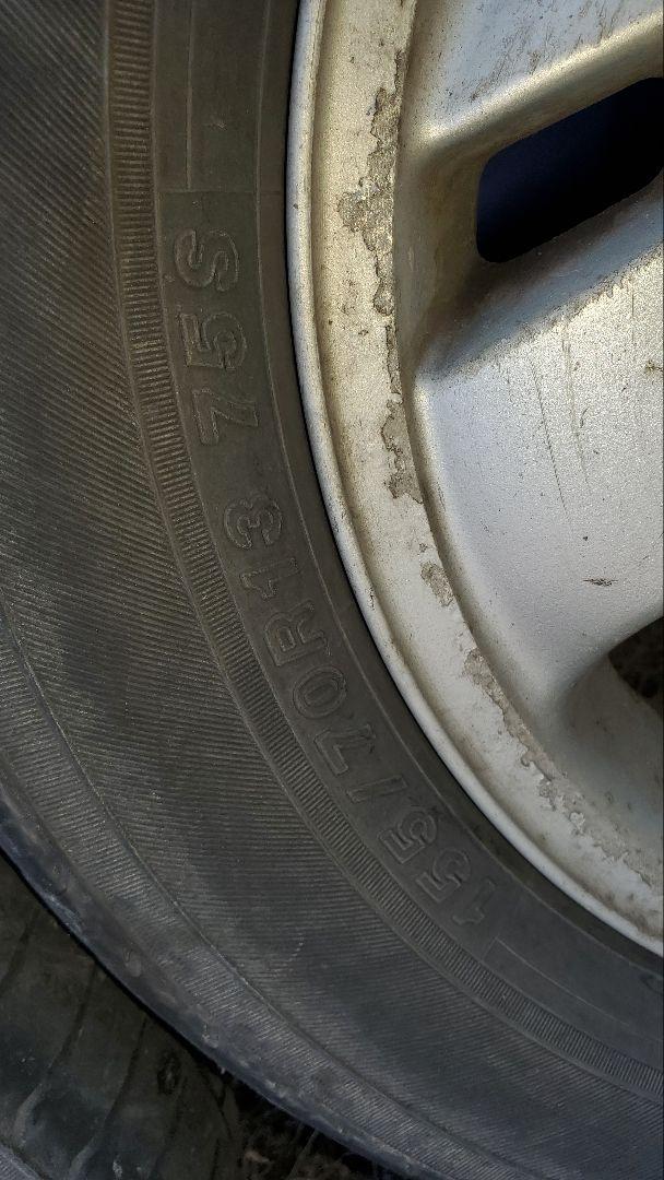 ホンダバモス 夏タイヤ ホイール付 155/70R/13 その1