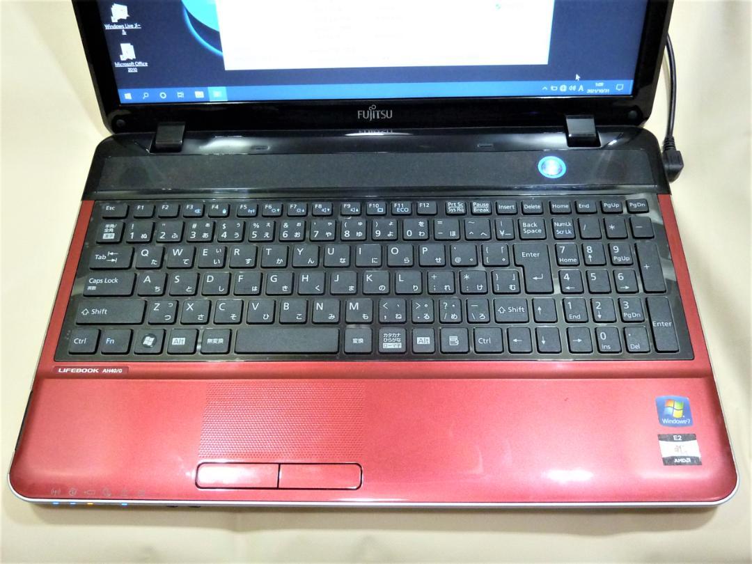 国産限定品 富士通ノートパソコン LIFEBOOK AH40 G SSD ブルーレイ Los0h-m93348432296 通販好評