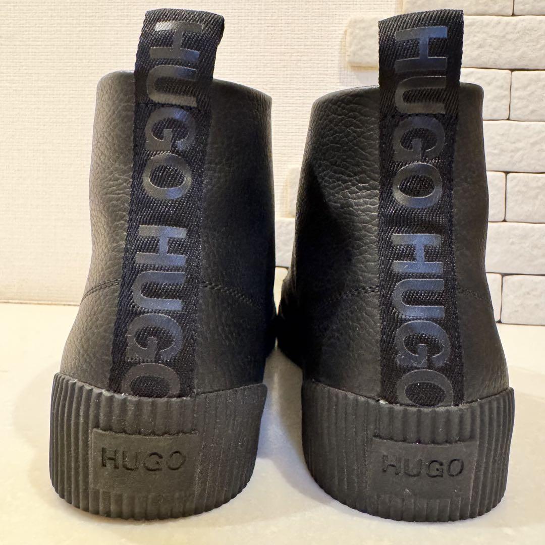HUGO 本革　ハイカットスニーカー EU43 極美品