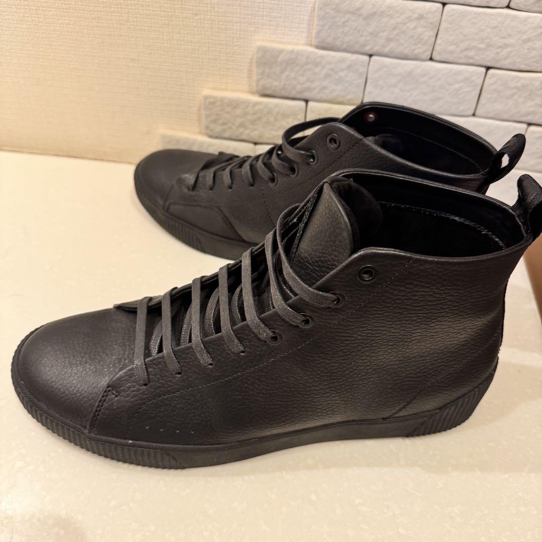 HUGO 本革　ハイカットスニーカー EU43 極美品