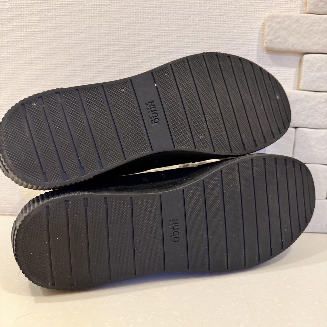 HUGO 本革　ハイカットスニーカー EU43 極美品