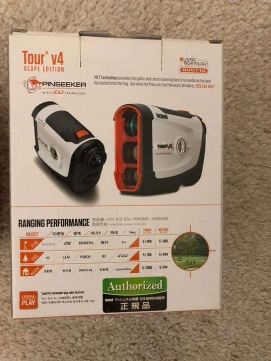 ブッシュネル ピンシーカースロープ ツアーV4ジョルト Bushnell 距離