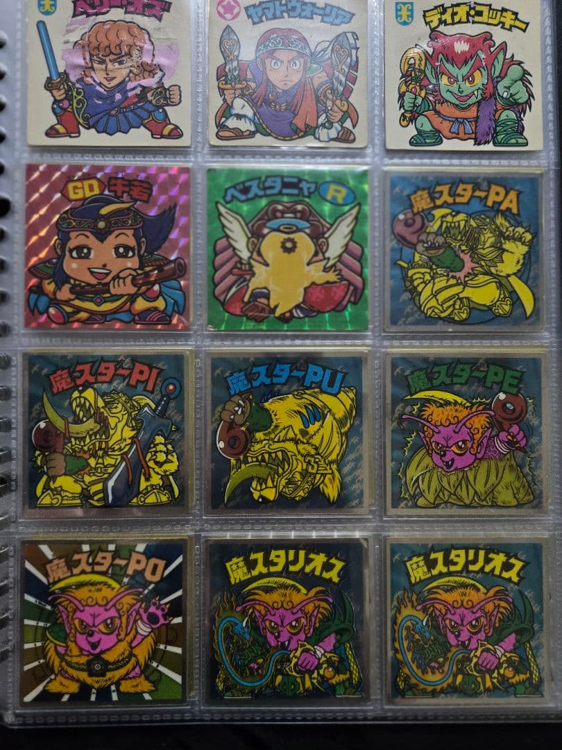 旧ビックリマンシール傷や汚れあり