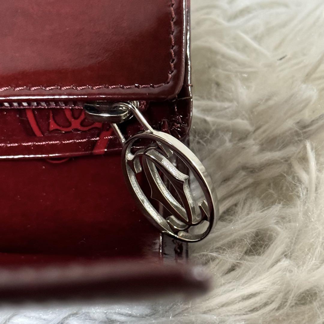 新品未使用✨Cartier カルティエ　ハッピーバースデー　折財布　ボルドー