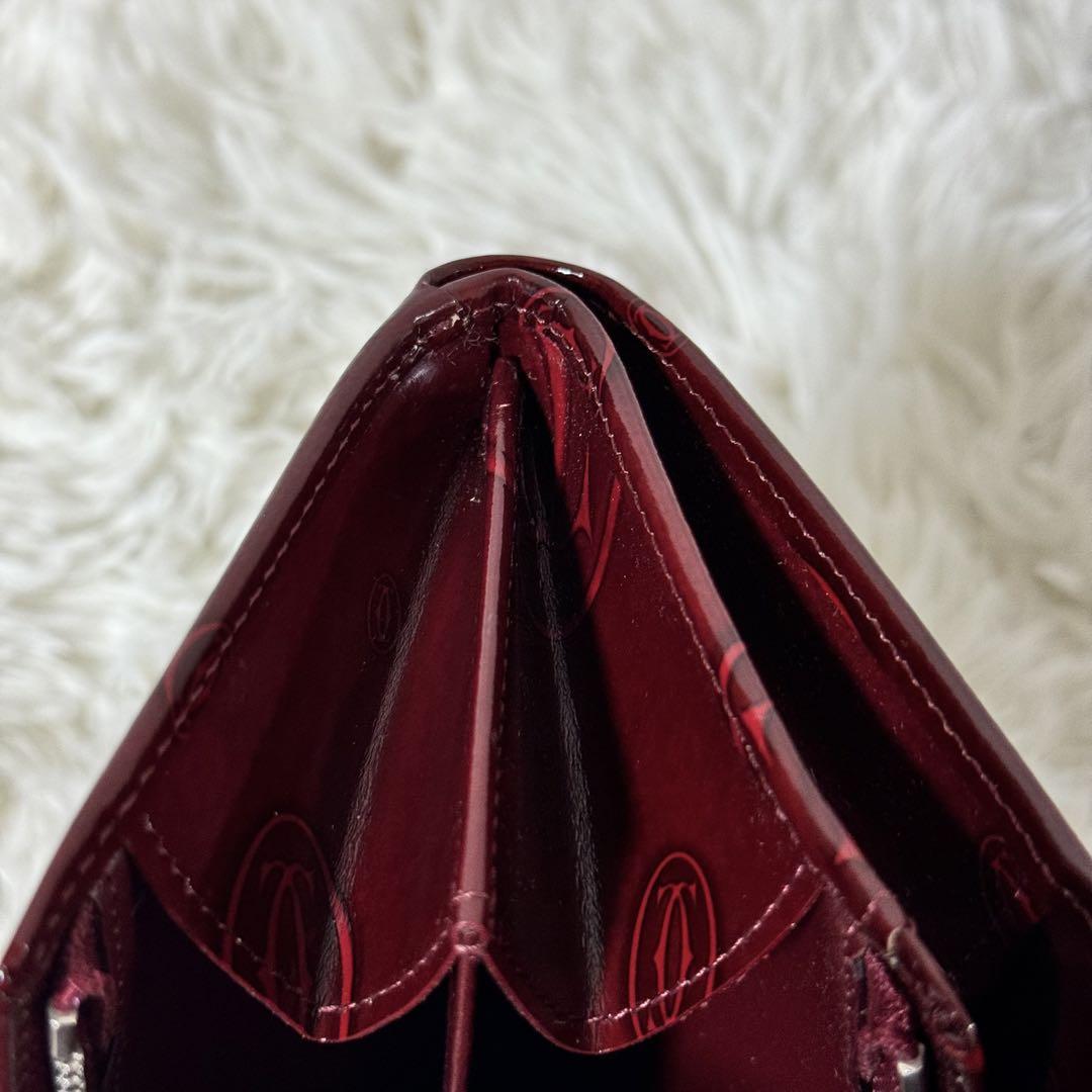 新品未使用✨Cartier カルティエ　ハッピーバースデー　折財布　ボルドー
