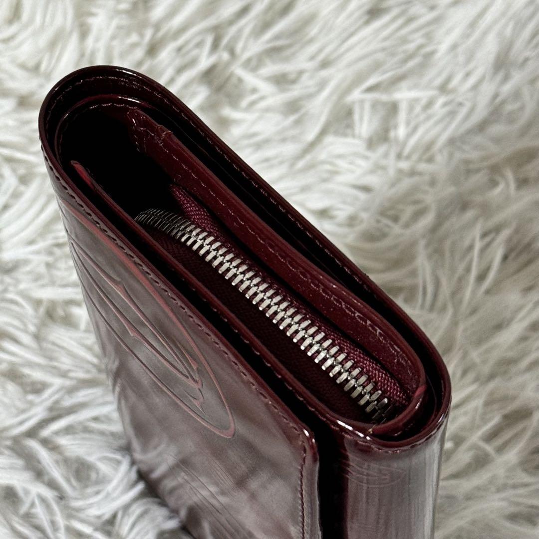 新品未使用✨Cartier カルティエ　ハッピーバースデー　折財布　ボルドー
