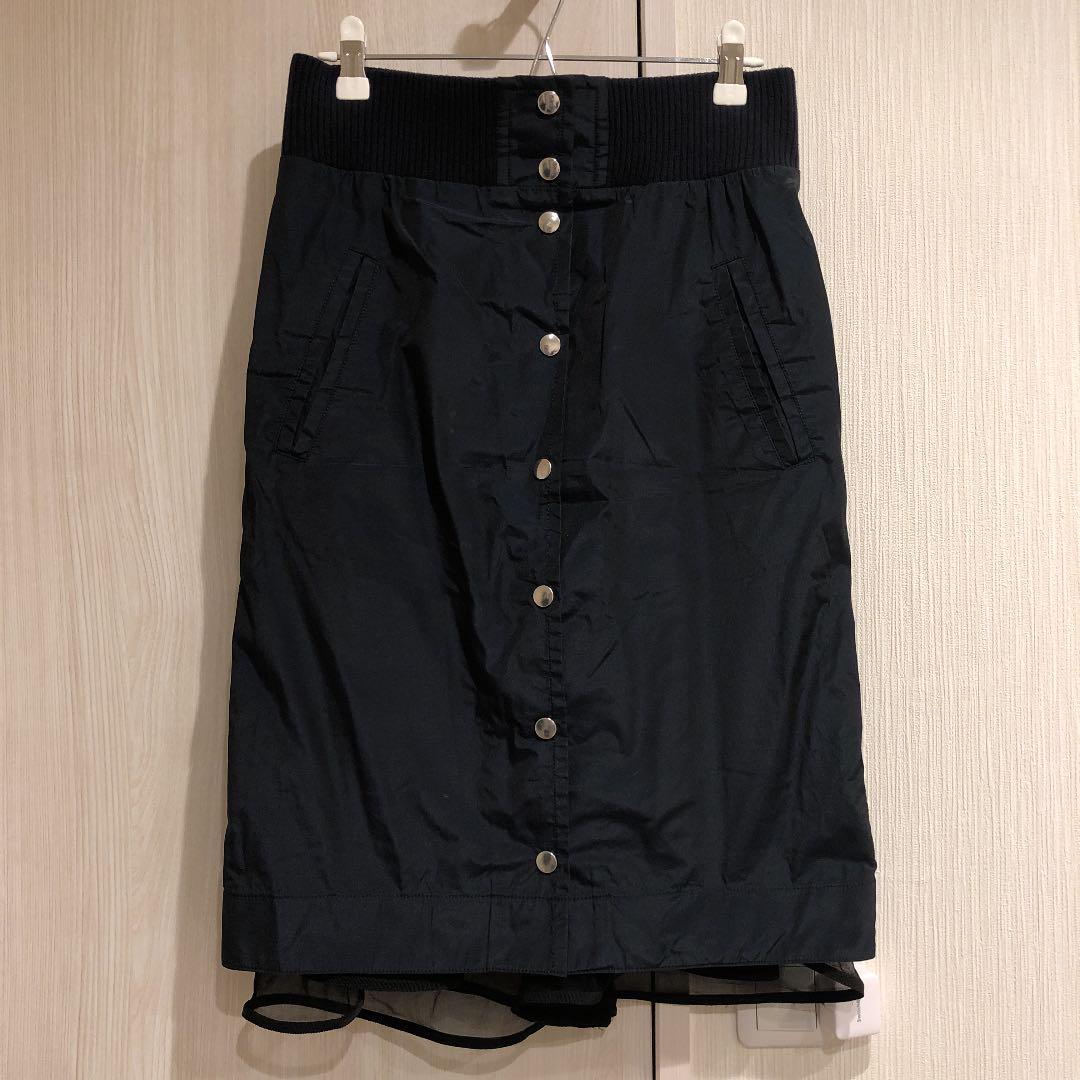 Sacai Sacai スカート ネイビー ネイビーレディース Ma1タイトスカート 割引制度 Sacai Sacai スカート ネイビー ネイビーレディース Ma1タイトスカート 割引制度
