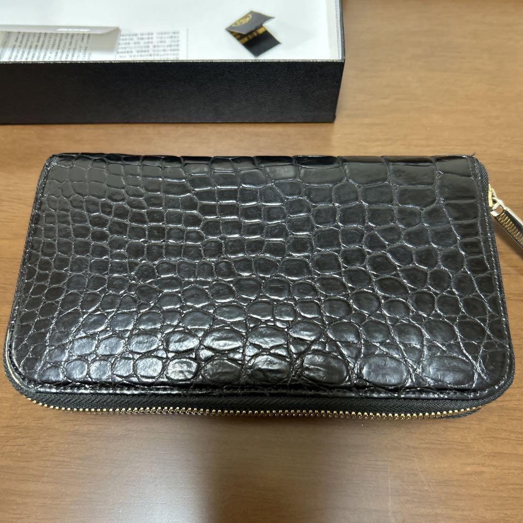池田工芸　 クロコダイルレザー 長財布