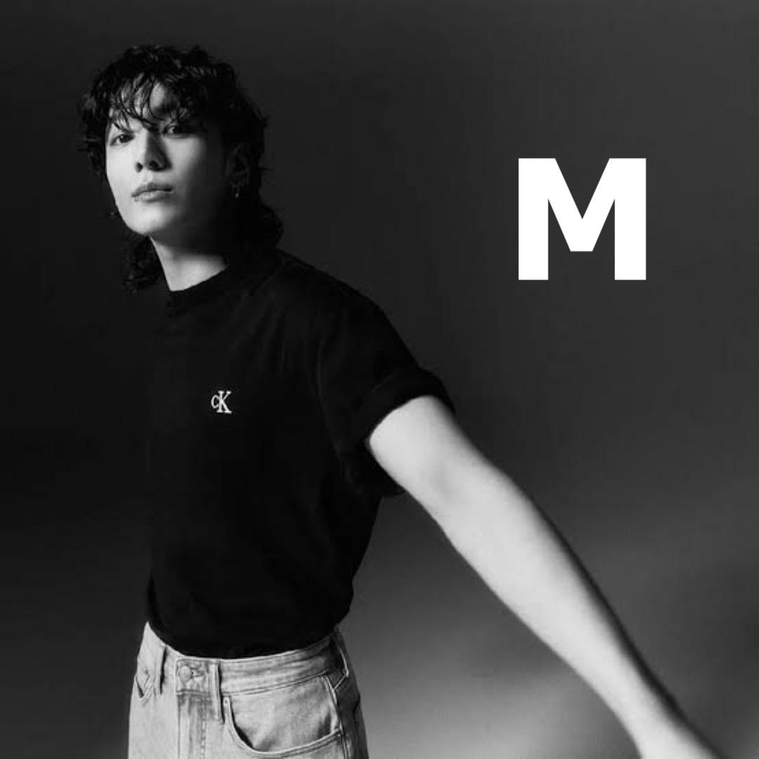 驚きの値段】 Klein Calvin カルバンクライン グク M 黒 Tシャツ 着用