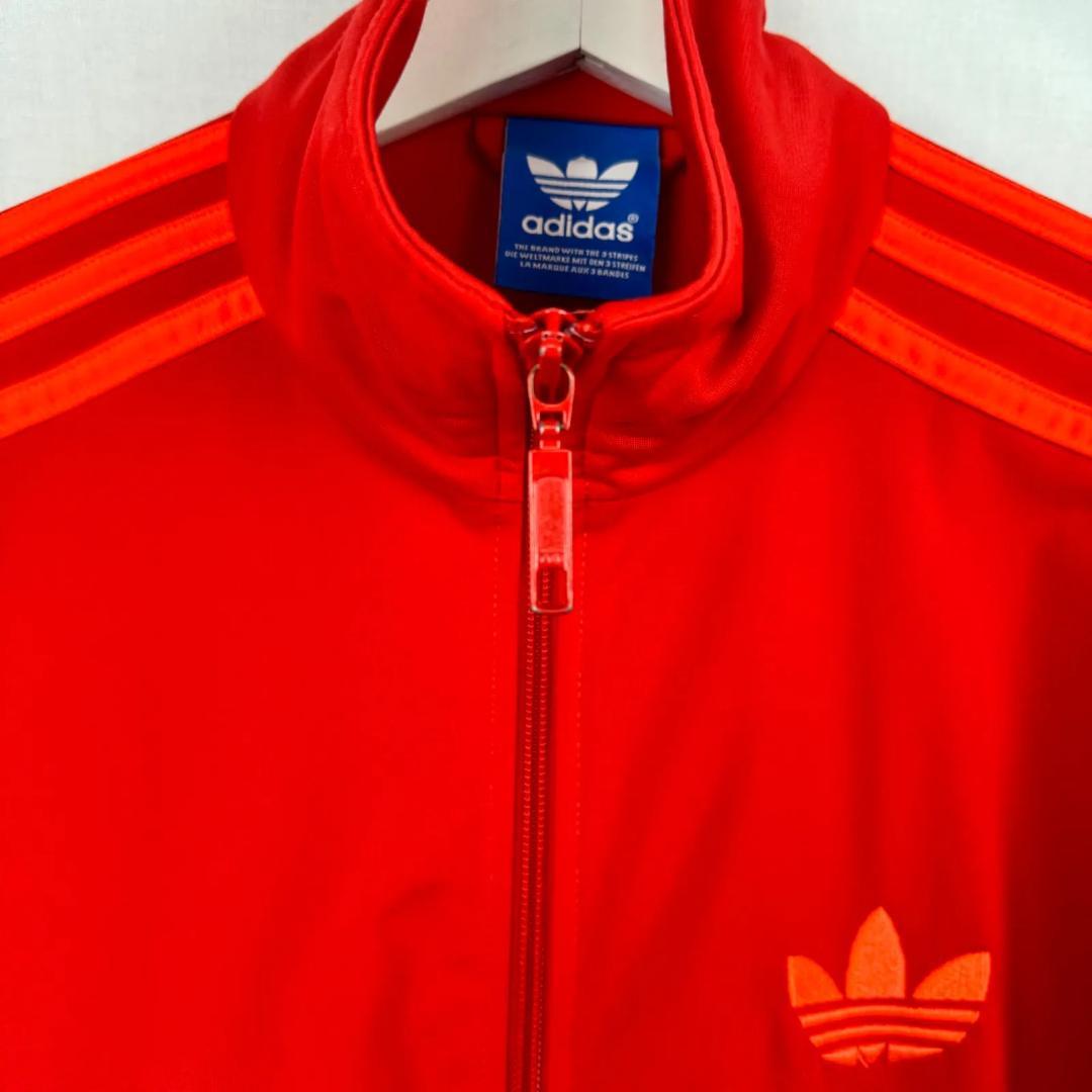 【大きいサイズ】adidas  ファイヤーバード　トラックジャケット　赤 超希少3XL-4XL/adidas アディダス ファイアーバード トラック