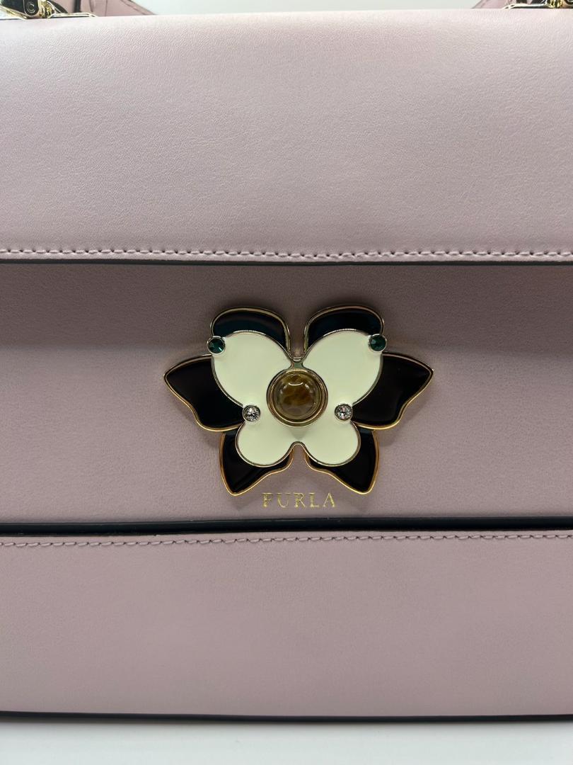 FURLA ムゲット 2WAY ショルダーバッグ バタフライ 蝶 レザー