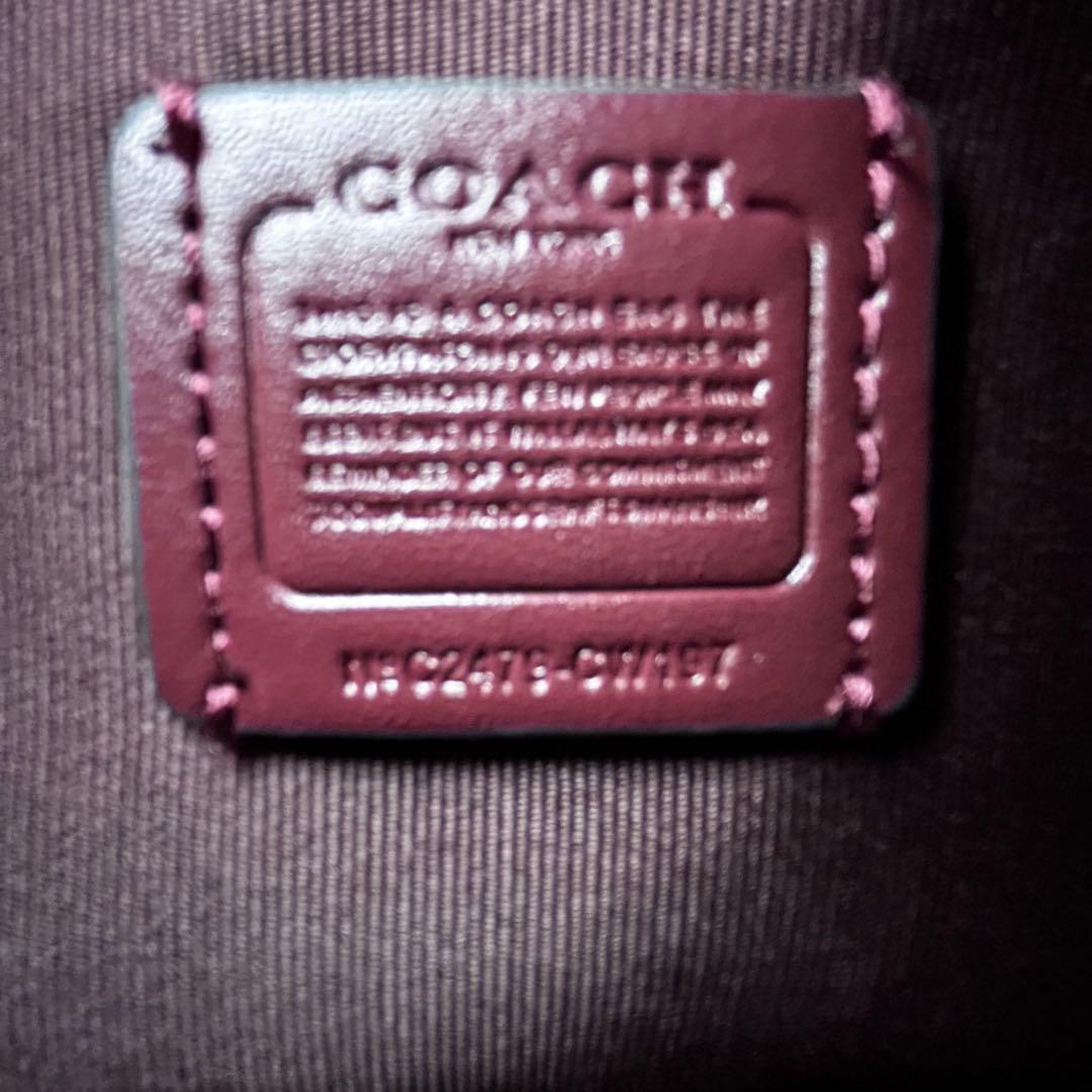 COACH ロゴ入りバッグ ブラウン/ブラック
