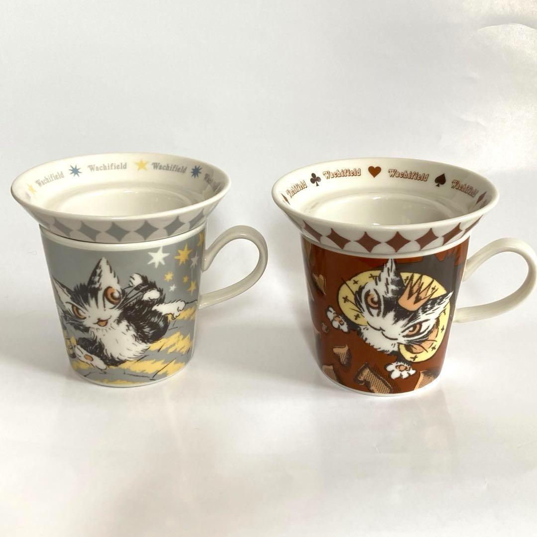 猫のダヤン 小皿＆マグセット わちふぃーるど Wachfield 　まとめ売り