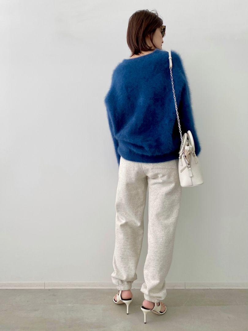 L'Appartement Raccon Mohair Knit ブルーA