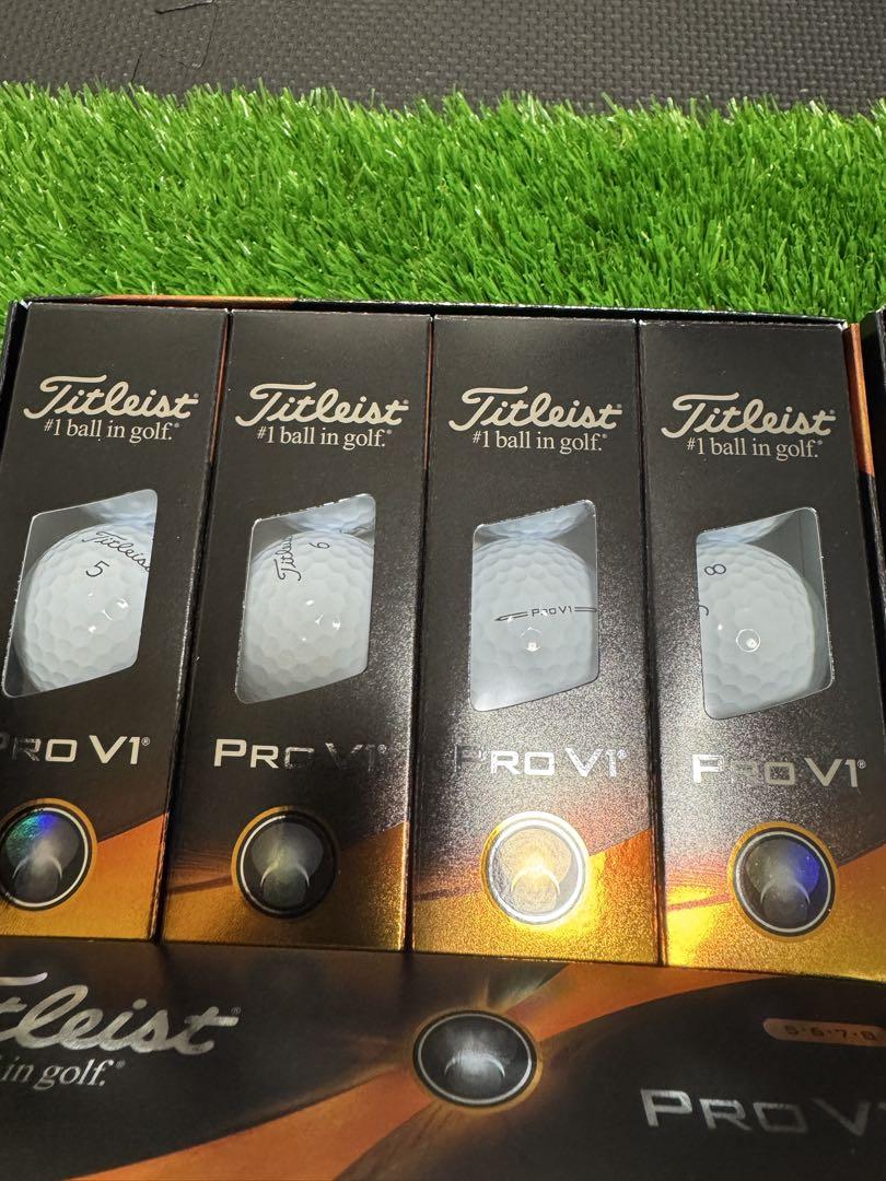 【新品】ゴルフボール タイトリスト Titleist ProV1 2ダース