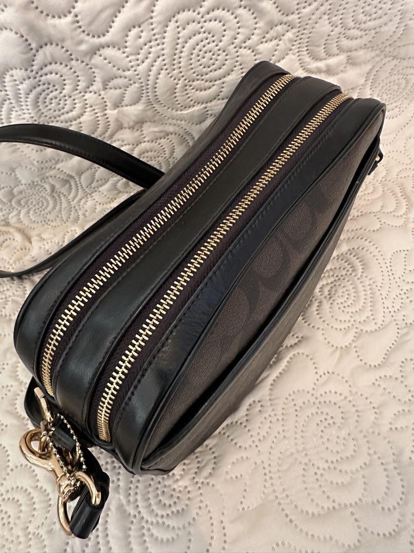 美品★COACH ダークブラウン ショルダーバッグ