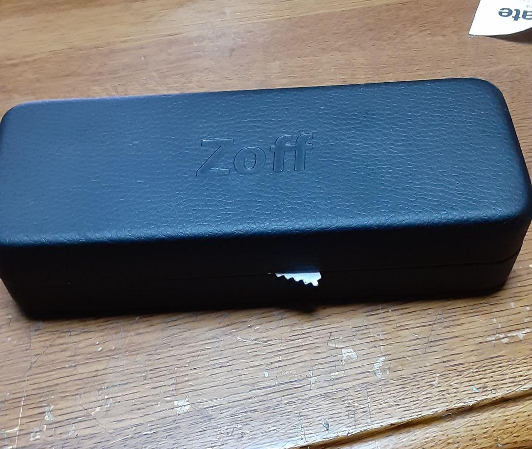 Zoffメガネ シルバーカラー