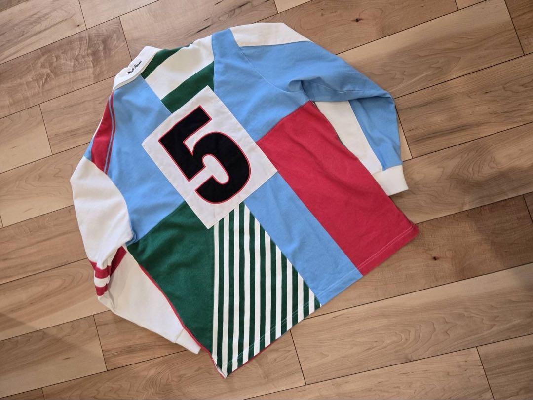 ウェア Supreme rose rugby shirt