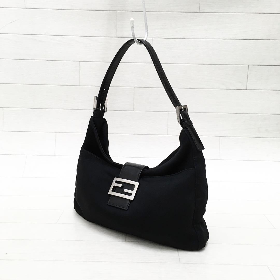FENDI】フェンディ マンマバケット ジャージ 黒 レディース