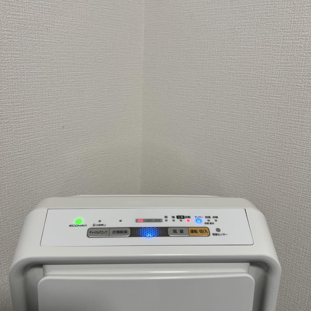 【美品｜ほぼ新品】パナソニック 加湿空気清浄機 F-VX40H3-W ホワイト