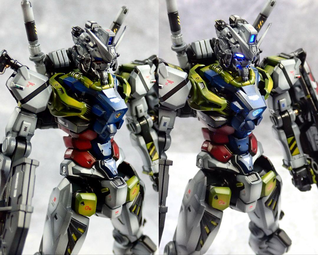 HG ジークアクス 白いガンダム(元は赤いガンダム) ガンプラ 全塗装 完成品