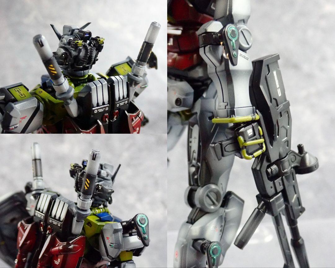 HG ジークアクス 白いガンダム(元は赤いガンダム) ガンプラ 全塗装 完成品