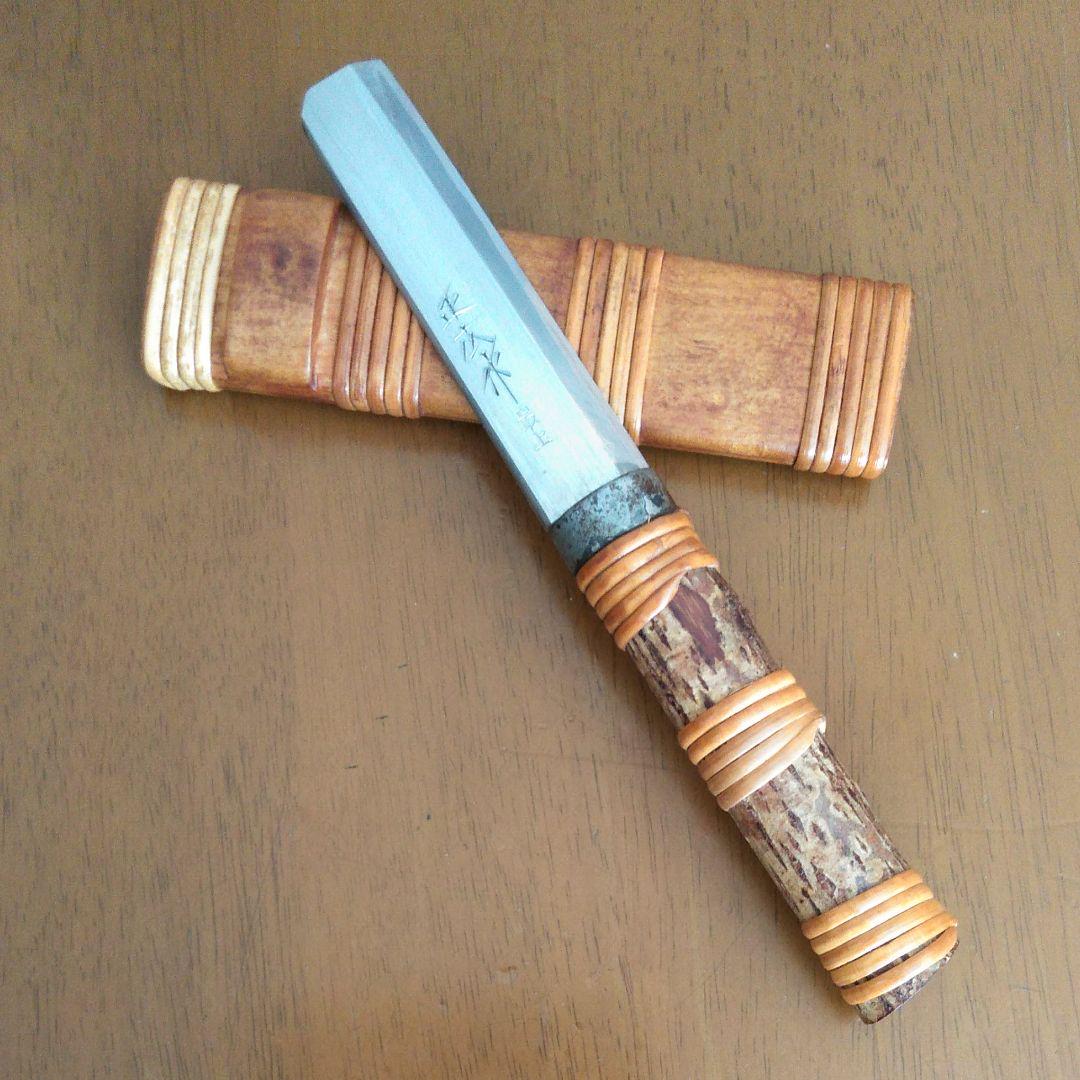 うなぎ裂きで作った鉈型ナイフ