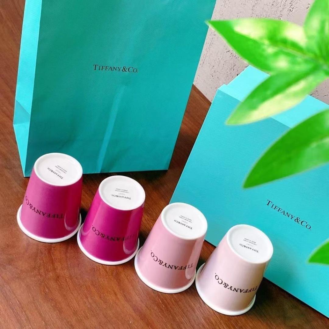 スイカ Tiffany * Co. エスプレッソカップ4個セット新品・未使用